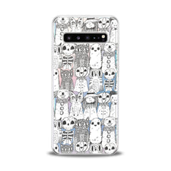 Lex Altern TPU Silicone Samsung Galaxy Case Pencil Drawing Cats