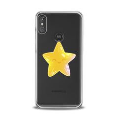 Lex Altern TPU Silicone Motorola Case Kawaii Yellow Star