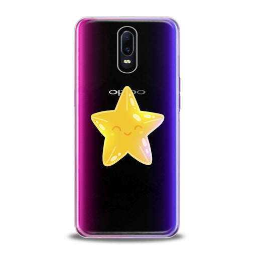 Lex Altern Kawaii Yellow Star Oppo Case