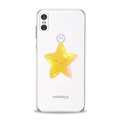 Lex Altern TPU Silicone Motorola Case Kawaii Yellow Star