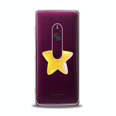 Lex Altern TPU Silicone Sony Xperia Case Kawaii Yellow Star