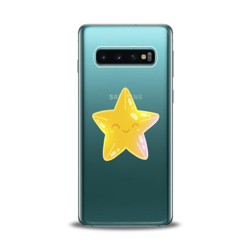 Lex Altern Kawaii Yellow Star Samsung Galaxy Case