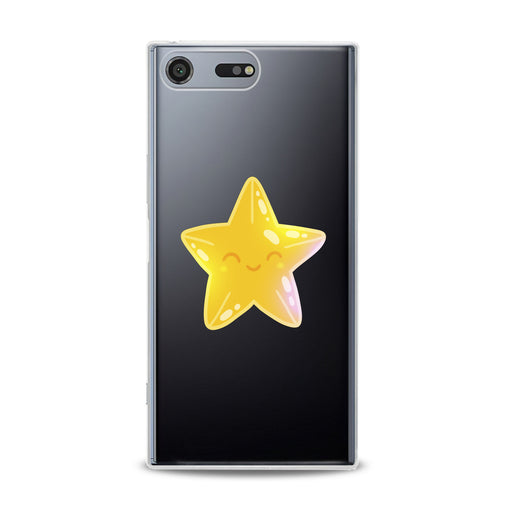 Lex Altern Kawaii Yellow Star Sony Xperia Case