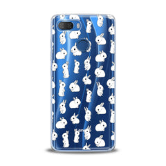 Lex Altern TPU Silicone Lenovo Case Cute White Bunnies Pattern