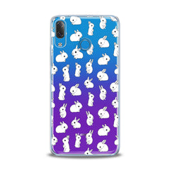 Lex Altern TPU Silicone Lenovo Case Cute White Bunnies Pattern