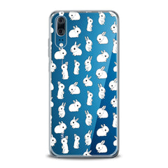 Lex Altern TPU Silicone Huawei Honor Case Cute White Bunnies Pattern