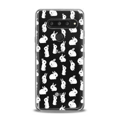 Lex Altern Cute White Bunnies Pattern LG Case