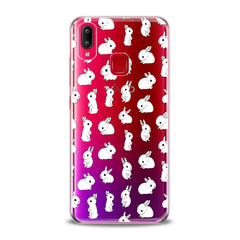 Lex Altern TPU Silicone VIVO Case Cute White Bunnies Pattern