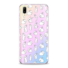 Lex Altern TPU Silicone VIVO Case Cute White Bunnies Pattern