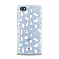 Lex Altern TPU Silicone Xiaomi Redmi Mi Case Cute White Bunnies Pattern