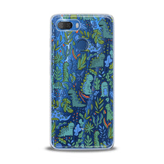 Lex Altern TPU Silicone Lenovo Case Cute Green Dinos