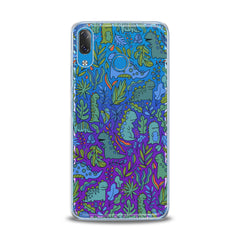 Lex Altern TPU Silicone Lenovo Case Cute Green Dinos