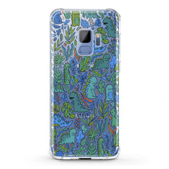 Lex Altern TPU Silicone Samsung Galaxy Case Cute Green Dinos