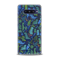 Lex Altern TPU Silicone LG Case Cute Green Dinos