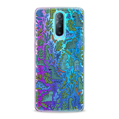 Lex Altern Cute Green Dinos Oppo Case