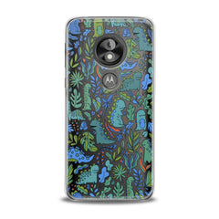 Lex Altern TPU Silicone Motorola Case Cute Green Dinos