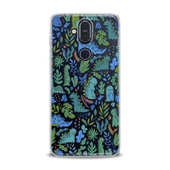 Lex Altern TPU Silicone Nokia Case Cute Green Dinos