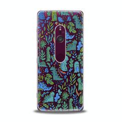 Lex Altern TPU Silicone Sony Xperia Case Cute Green Dinos