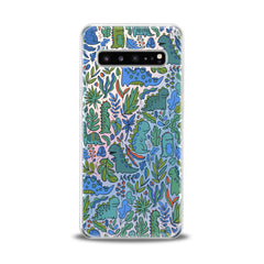 Lex Altern Cute Green Dinos Samsung Galaxy Case