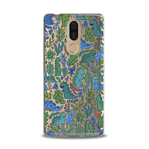 Lex Altern Cute Green Dinos Lenovo Case