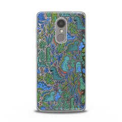 Lex Altern TPU Silicone Lenovo Case Cute Green Dinos