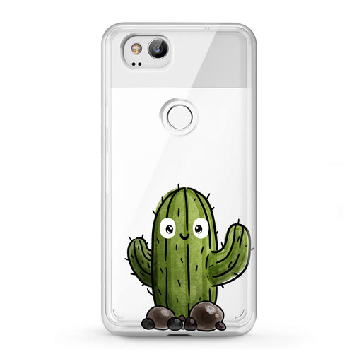 Lex Altern Google Pixel Case Kawaii Cacti Print