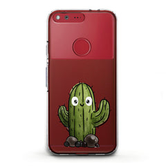 Lex Altern TPU Silicone Google Pixel Case Kawaii Cacti Print