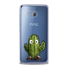 Lex Altern TPU Silicone HTC Case Kawaii Cacti Print