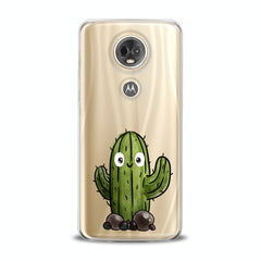 Lex Altern TPU Silicone Motorola Case Kawaii Cacti Print