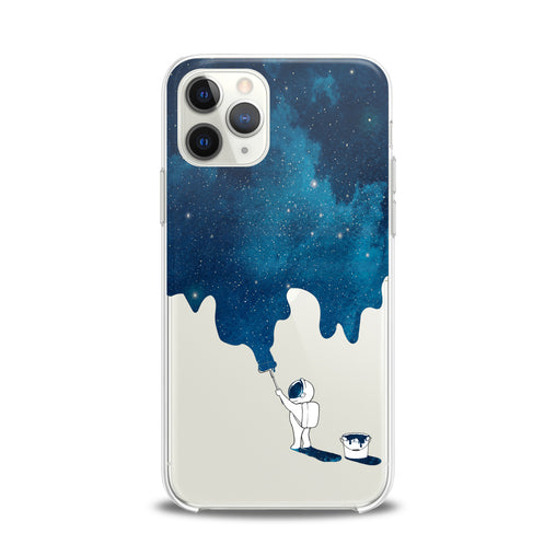 Lex Altern TPU Silicone iPhone Case Watercolor Space