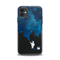 Lex Altern TPU Silicone iPhone Case Watercolor Space