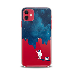 Lex Altern TPU Silicone iPhone Case Watercolor Space