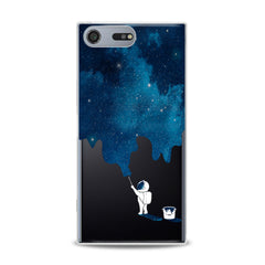 Lex Altern TPU Silicone Sony Xperia Case Watercolor Space