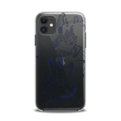 Lex Altern TPU Silicone iPhone Case Floral Guitar Art