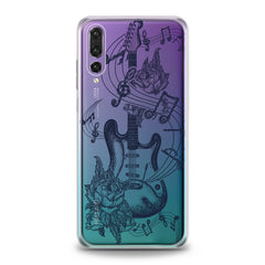 Lex Altern Floral Guitar Art Huawei Honor Case