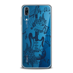 Lex Altern TPU Silicone Huawei Honor Case Floral Guitar Art