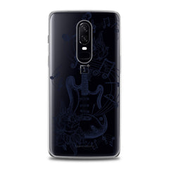 Lex Altern TPU Silicone OnePlus Case Floral Guitar Art