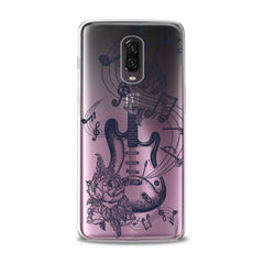 Lex Altern TPU Silicone OnePlus Case Floral Guitar Art