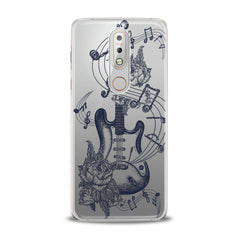 Lex Altern Floral Guitar Art Nokia Case