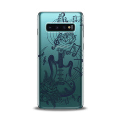 Lex Altern TPU Silicone Samsung Galaxy Case Floral Guitar Art