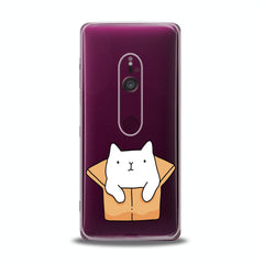 Lex Altern TPU Silicone Sony Xperia Case Kawaii Cat Box