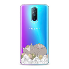 Lex Altern TPU Silicone Oppo Case Poetic Cat Art