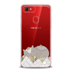 Lex Altern TPU Silicone Oppo Case Poetic Cat Art