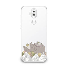 Lex Altern TPU Silicone Asus Zenfone Case Poetic Cat Art