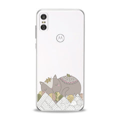 Lex Altern TPU Silicone Motorola Case Poetic Cat Art