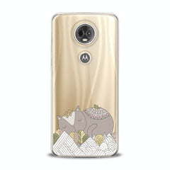 Lex Altern TPU Silicone Motorola Case Poetic Cat Art