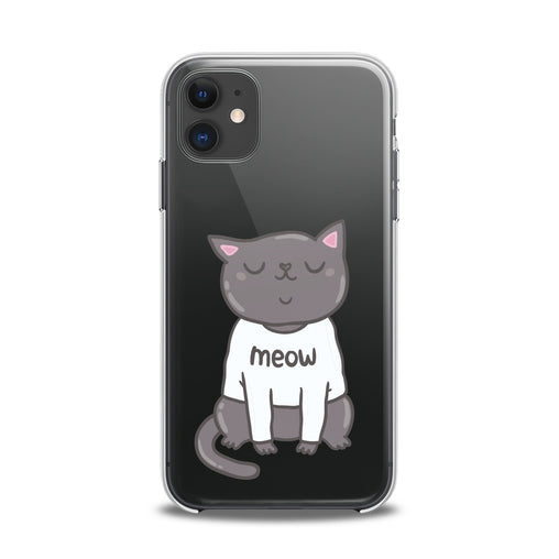 Lex Altern TPU Silicone iPhone Case Meow Kawaii Cat