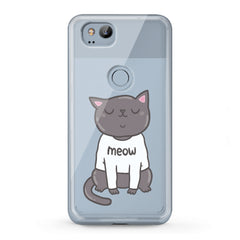 Lex Altern TPU Silicone Google Pixel Case Meow Kawaii Cat