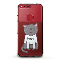 Lex Altern TPU Silicone Google Pixel Case Meow Kawaii Cat