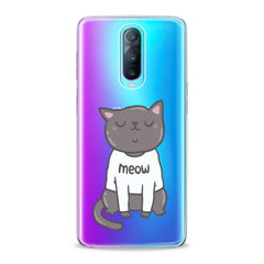 Lex Altern TPU Silicone Oppo Case Meow Kawaii Cat